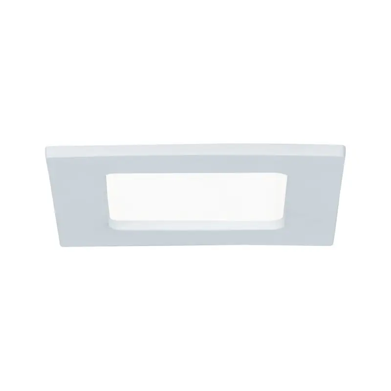 Kit encastrés Quality Panel carré LED 1x 6W 4000K 230V 115x115mm Blanc/plastique