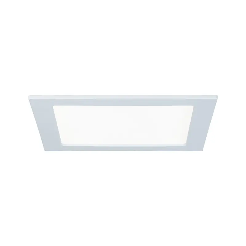 Kit encastrés Quality Panel carré LED 1x18W 4000K 230V 220x220mm Blanc /plasti