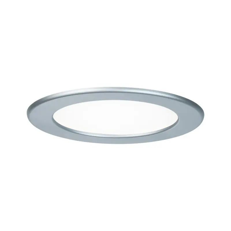 Kit encastrés Quality Panel rond LED 1x1 2W 4000K 230V 170mm Chrome mat/plastique