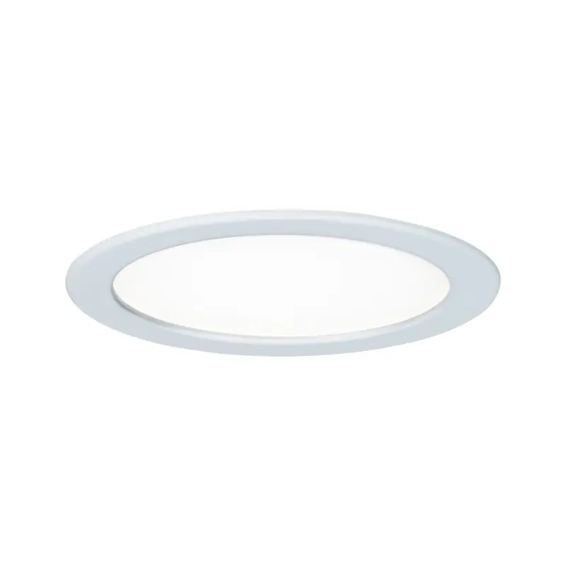 Kit encastrés Quality Panel rond LED 1x18W 4000K 230V 220mm Blanc/plastique