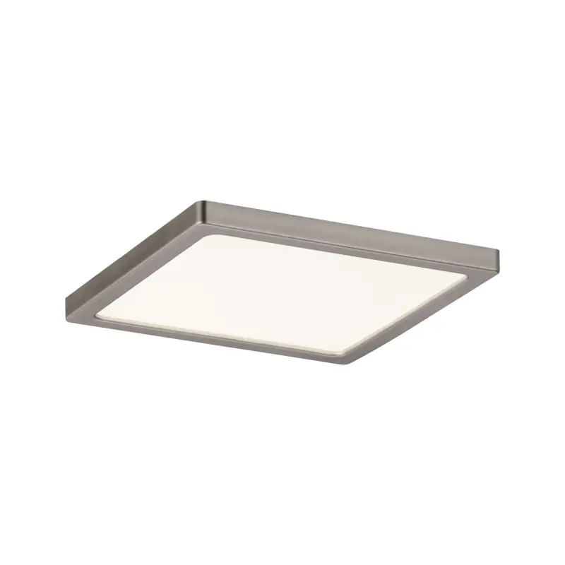 Kit pan enc Areo car grad IP44 1x8W 3000K 230V 120x120mm Nickel dép/Syn