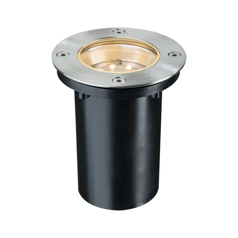 Special Enc kit sol rond LED 1,2W 2700K 230V 110mm acier/métal