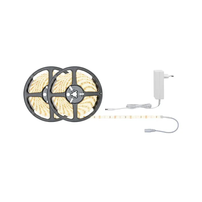 FN Kit ruban SimpLED 10 m blanc chaud 22 W 230/12 V DC blanc métal plast