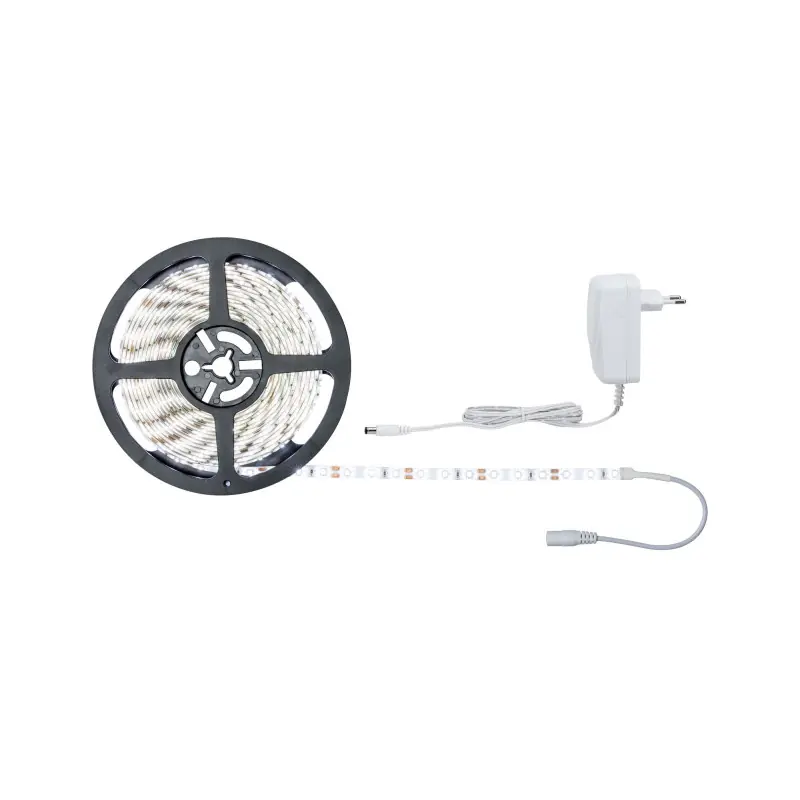 FN Kit ruban SimpLED 5 m blc lum du jour 17 W 230/12 V DC blanc métal plast