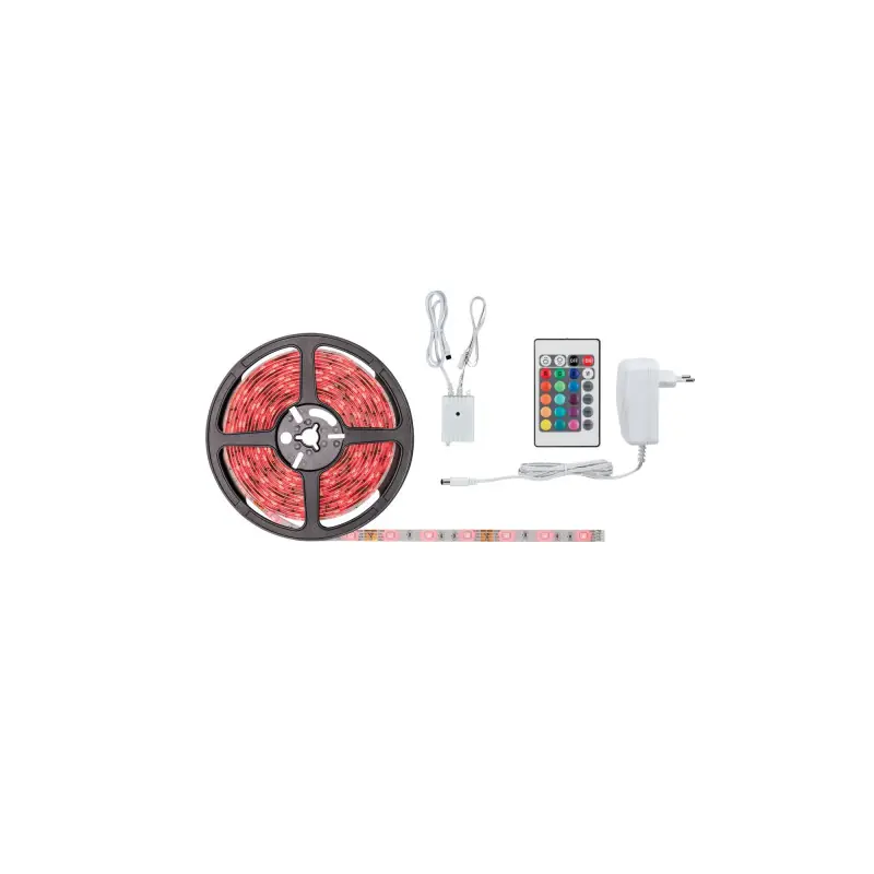 FN Kit ruban SimpLED 5 m RGB 20 W 230/12 V DC Blanc métal plast
