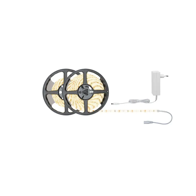 FN Kit ruban SimpLED 7,5 m blanc chaud 20 W 230/12 V DC blanc métal plast