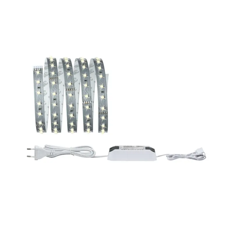 Function MaxLED 500 set base 1,5m blanc chaud 10W 230/24V 20VA argent