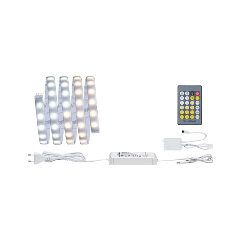 Function MaxLED kit de base 1,5m tunable White 10W 230/24V 20VA Argent Plastique