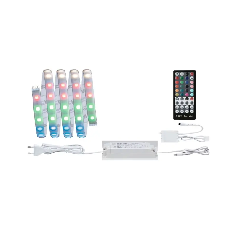 Function MaxLED kit de base RGBW 1,5m 18W 230/24V 36VA Argent Plastique