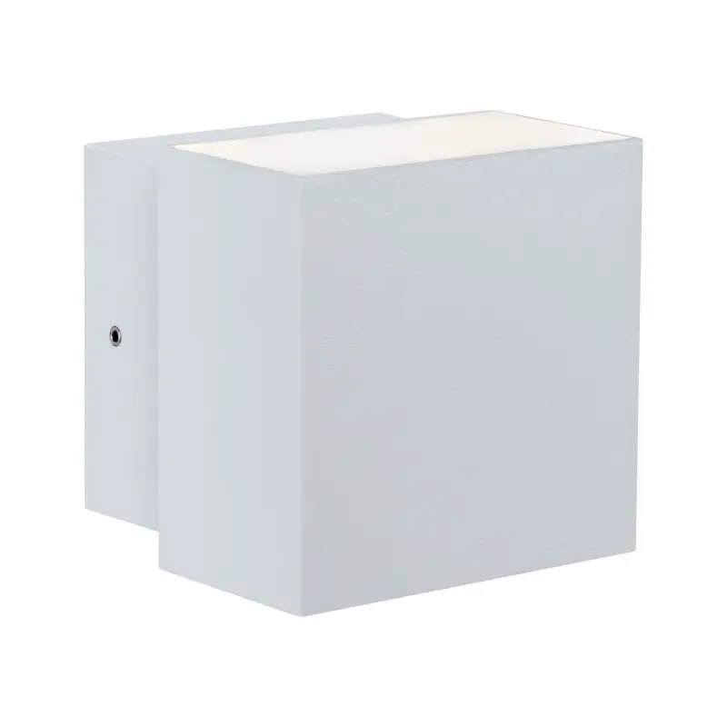 Kit Spot en saillie spécial Cybo LED 2x3 W 230 V IP65 carré 100x100 mm Blanc Alu