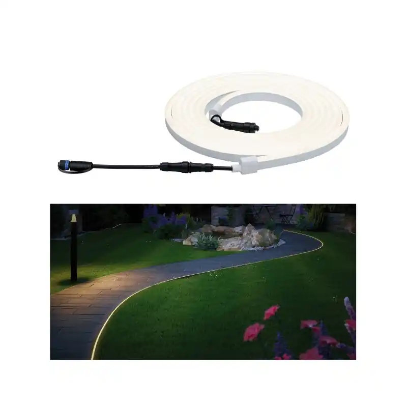 Outdoor Plug&Shine flexible Néon Stripe IP67 3000K 5m Paulmann 24V System