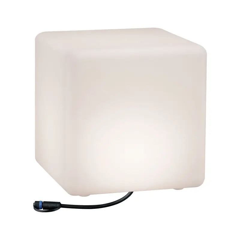 Objet lumineux ext. Plug&Shine Cube IP67 3000K 575lm 24V