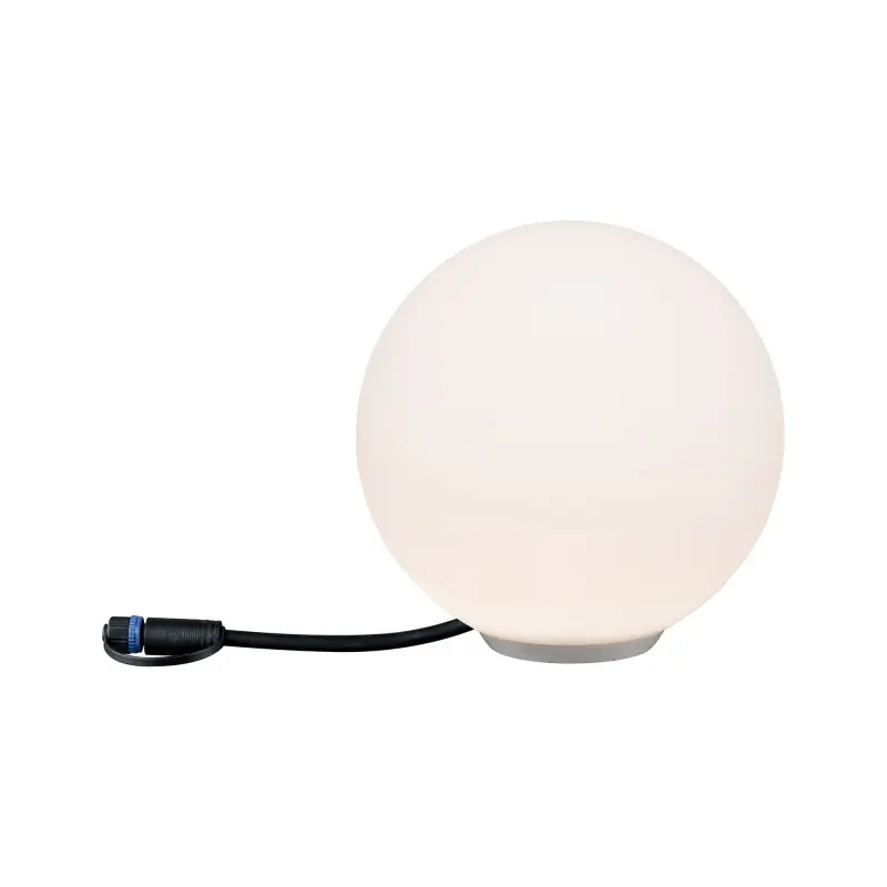 Objet lumineux ext. Plug&Shine Globe IP67 3000K 235lm 24V