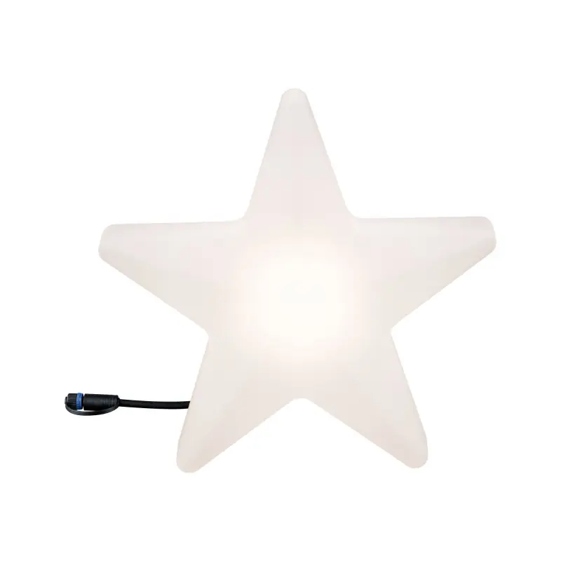 Objet lumineux ext. Plug&Shine Star IP67 3000K 235lm 24V