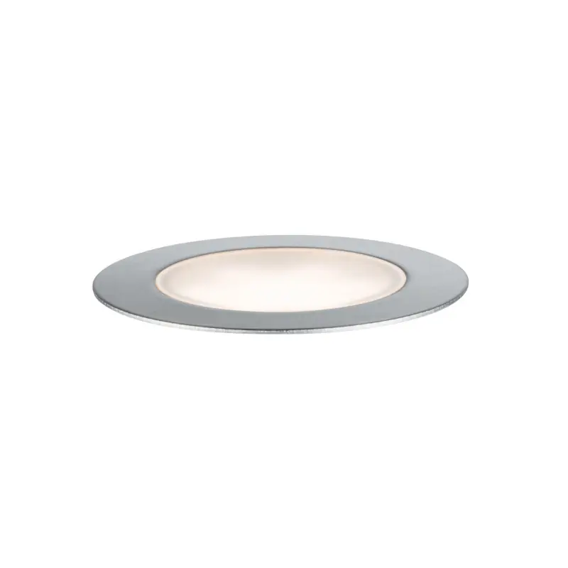 Outdoor Plug&Shine encast sol IP65 3000K 1W 24V 70mm Arg inox Plas