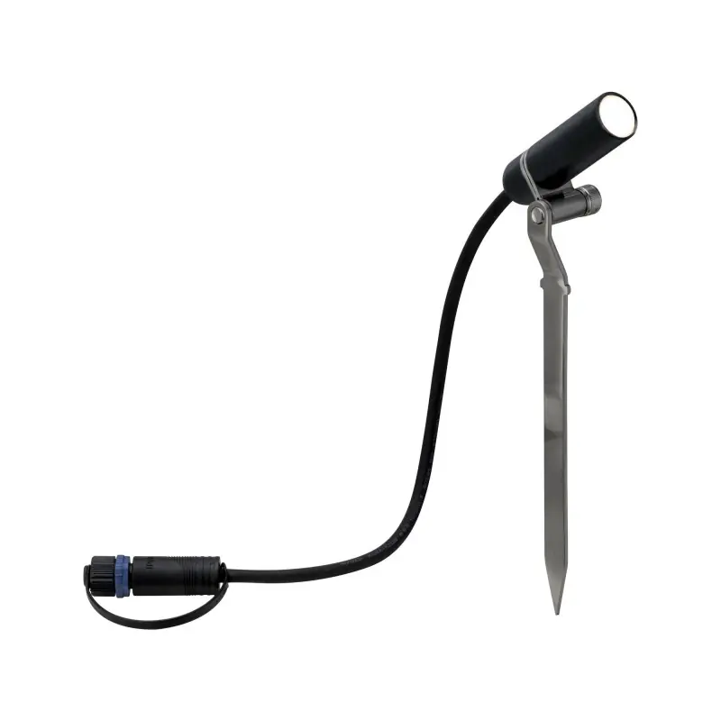 Spotlight ext. Plug&Shine Plantini 3000K 2,5W 24V 40° Anthracite Alu