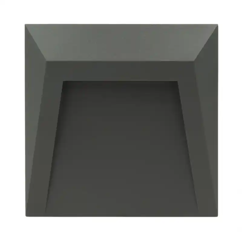Applique balisage extérieur led mural carre gris-100 lumens étanche ip65-3000k-4000k