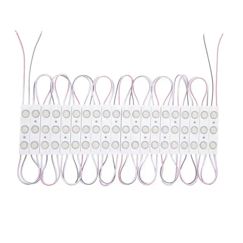 kit 20 modules led trames carrés 24v-24w-ip65