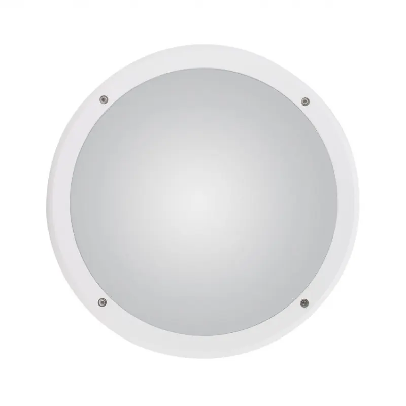 Plafonnier applique hublot rond blanc-30cm-ip54 double ampoule e27