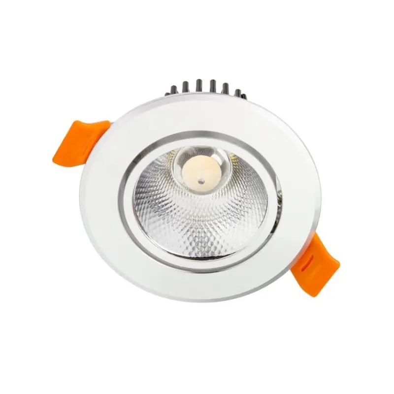 downlight led encastrable aluminium gris 12w-960 lumens-3000k-4000k-6000k