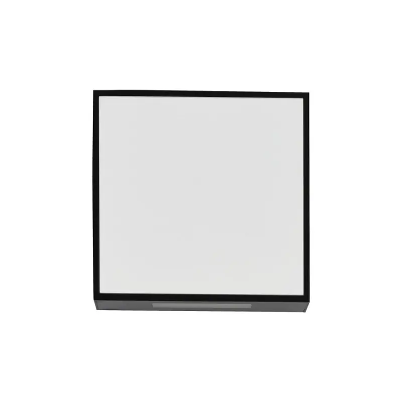 applique exterieur balisage led 6w-250 lumens 3000k carre blanc mural ip44