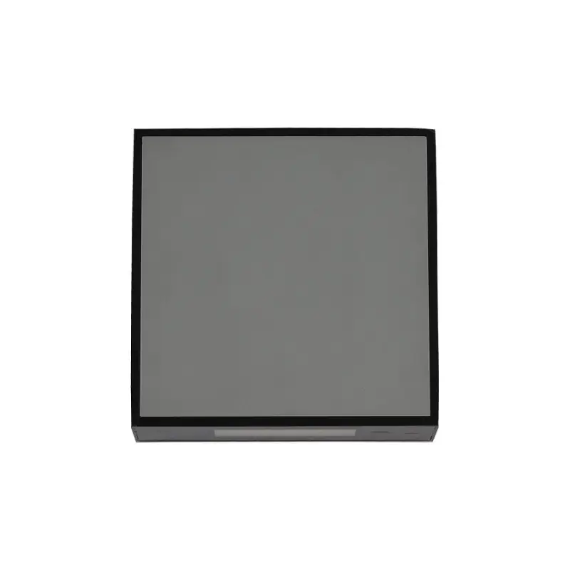 Applique exterieur balisage led 6w-600 lumens 3000k carre gris mural ip44