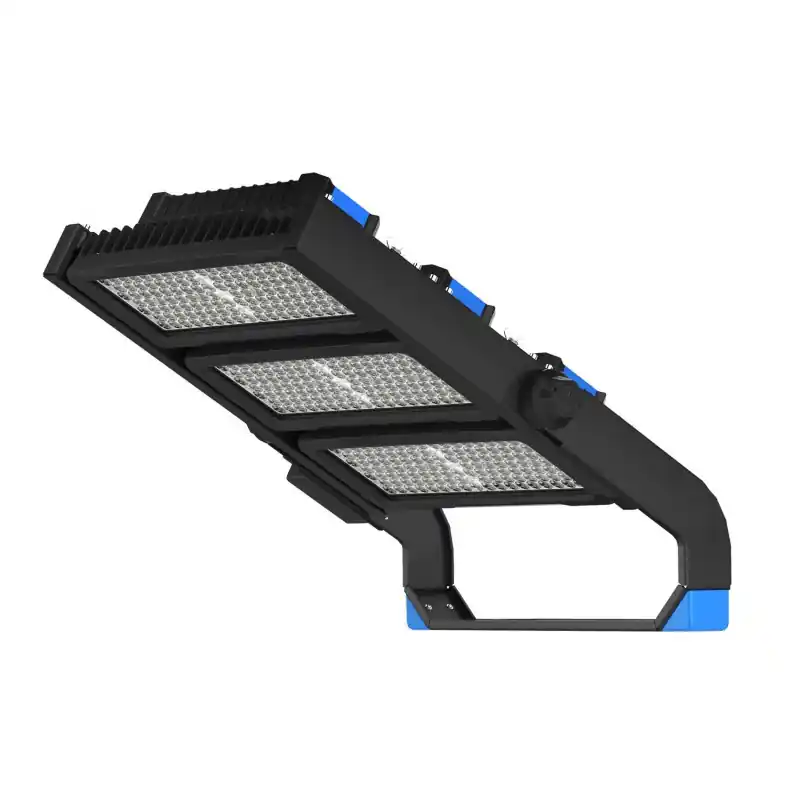 Projecteur led 750w variable 1-10v éclairage grande hauteur stade, grue, monument-hangar 127500 lumens ip66