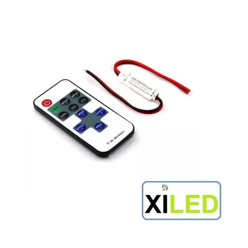 controleur 12v radio rf ruban led monochrome programme variable