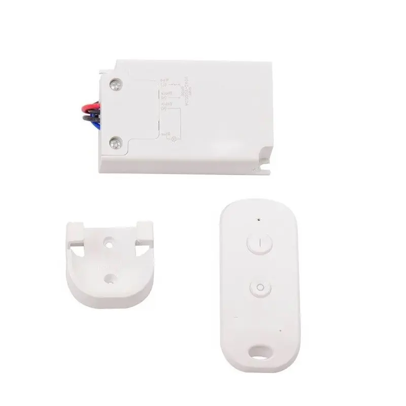 Radio Télécommande rf 30m Interrupteur Sortie relais Radio Module récepteur 1 canal 220 V lampe LED 300w
