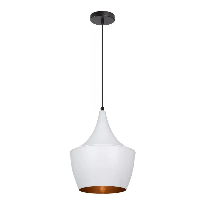 SUSPENSION moderne blanche lustre plafonnier coupe chinois culot ampoule e27