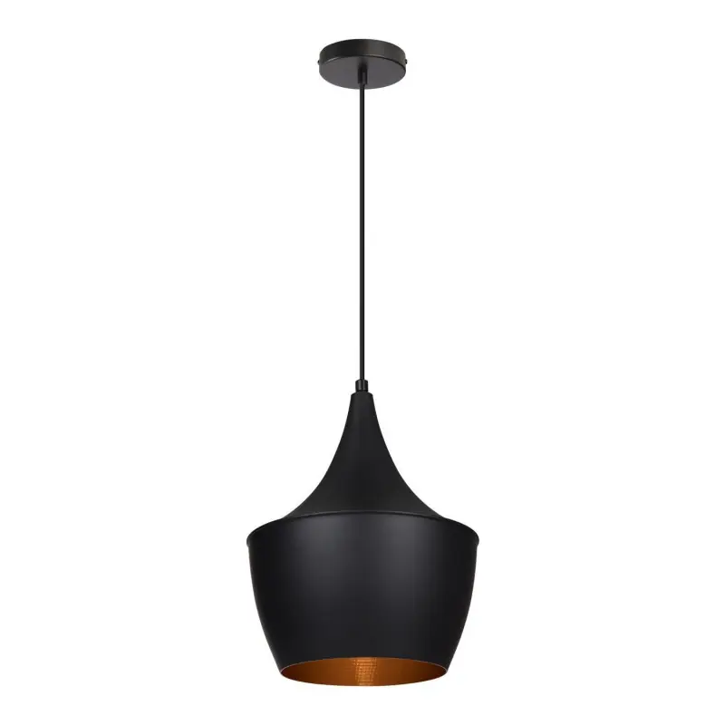 SUSPENSION moderne noire lustre plafonnier coupe chinois culot ampoule e27