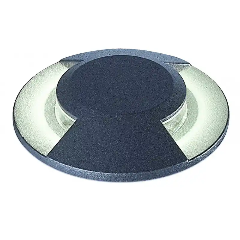 Spot de sol balisage 2 voie led intégré 7w-4000k-220v ip67 carrossable
