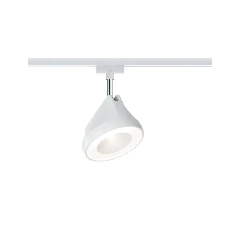 Spot URail Arena 1x15W Blanc/chrome 230 V, métal gradable