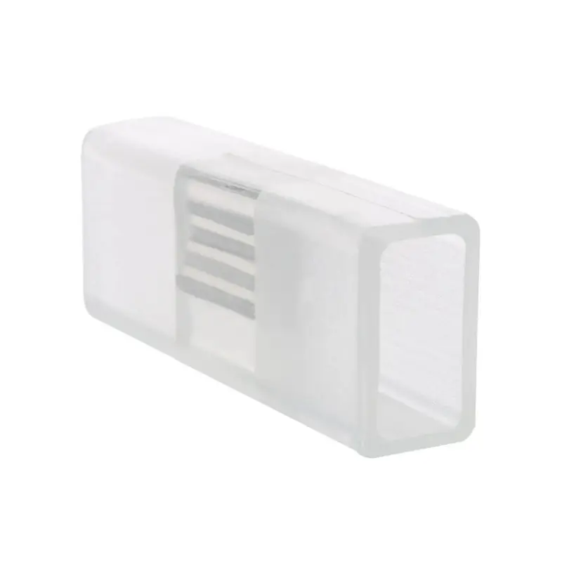 Connecteur embout pour ruban led néon flexible rgb 220v