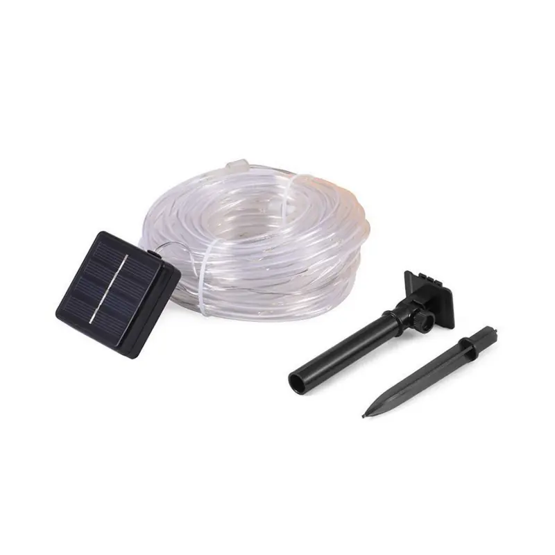 Guirlande solaire led 11 mètres jardin extérieur programme automatique