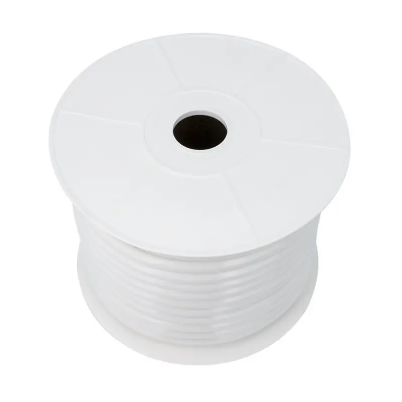 Rouleau 50m ruban led 220v néon flexible 360 ultra lumière etanche enseigne exterieur