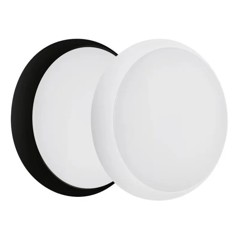 Hublot applique plafonnier détecteur hp ip65-ik10-22w exterieur rond blanc cct