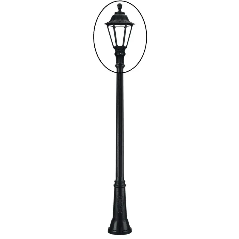 Tête INDURA MEDIUM 4 IP65 GX53 Noir.