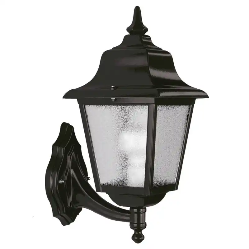 Apl. ROB IP43 70W E27 verre mat. Noir