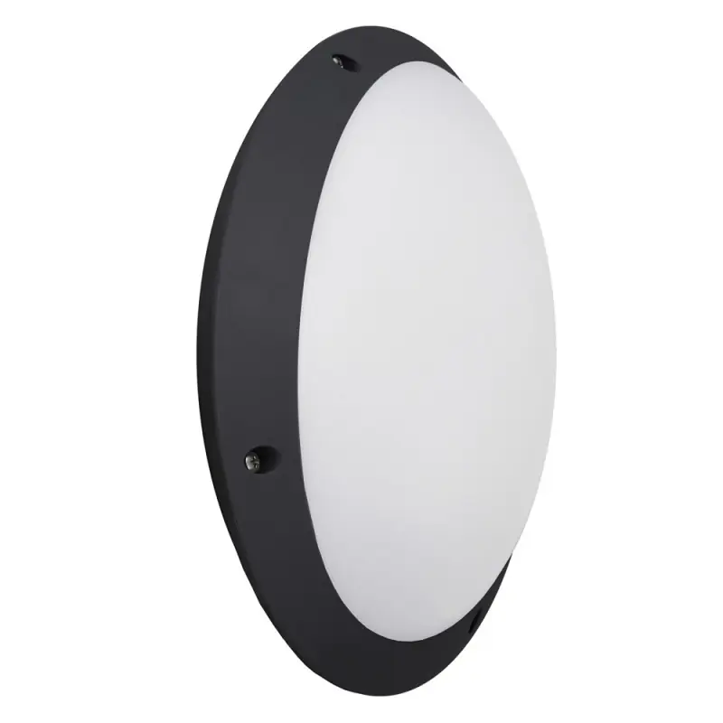 Plafond TEIA IP66 23W E27 Noir