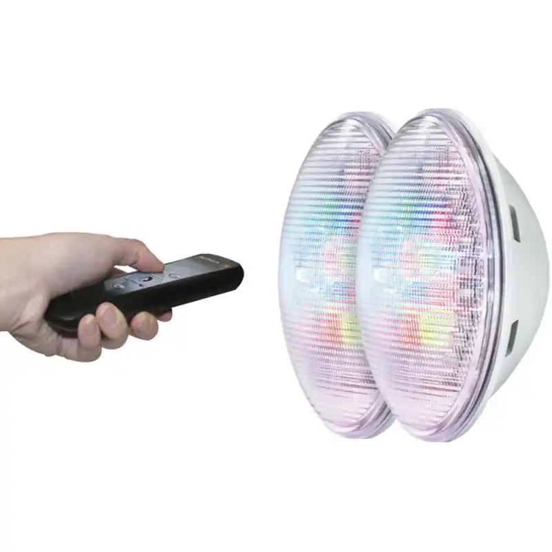 Kit 2 lamp PAR56 RGB 27W Wireless + commande