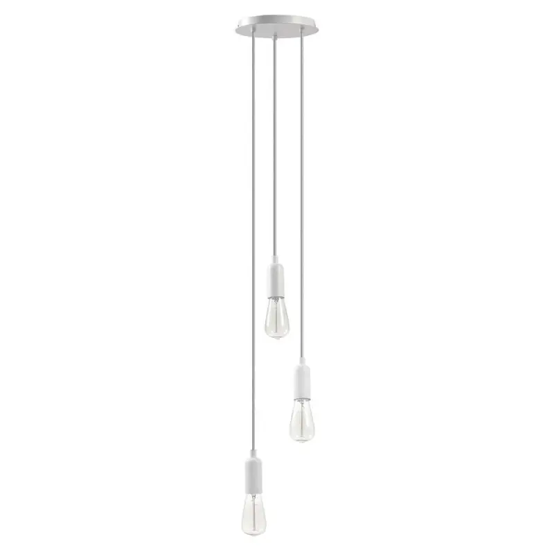 Suspension A TU ESTILO IP20 3xE27 60W blan