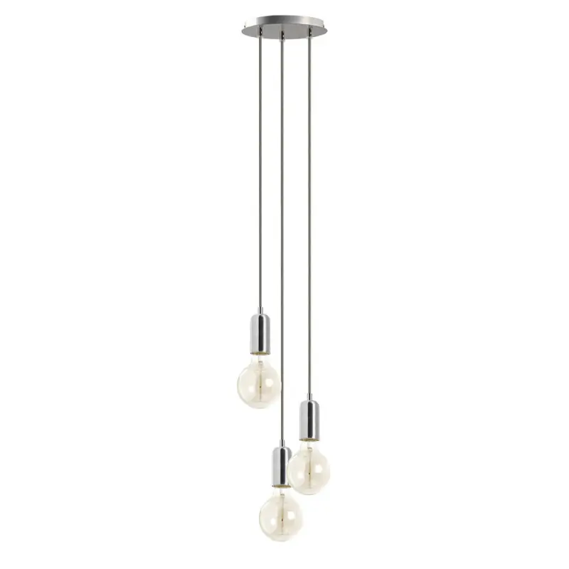 Suspension A TU ESTILO IP20 3xE27 60W crom