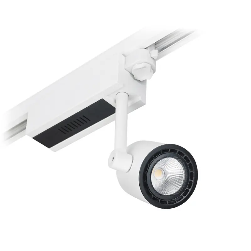 PROTEUS Projecteur Rail LED 3000K 1000Lm Blanc