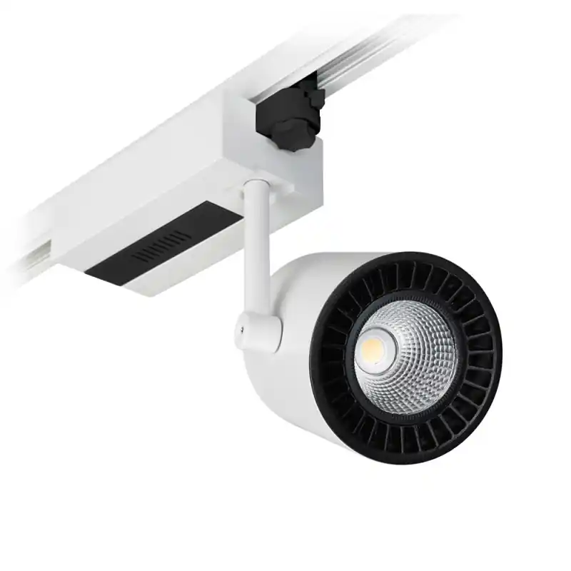 PROTEUS Projecteur Rail LED 3000K 2800Lm Bl