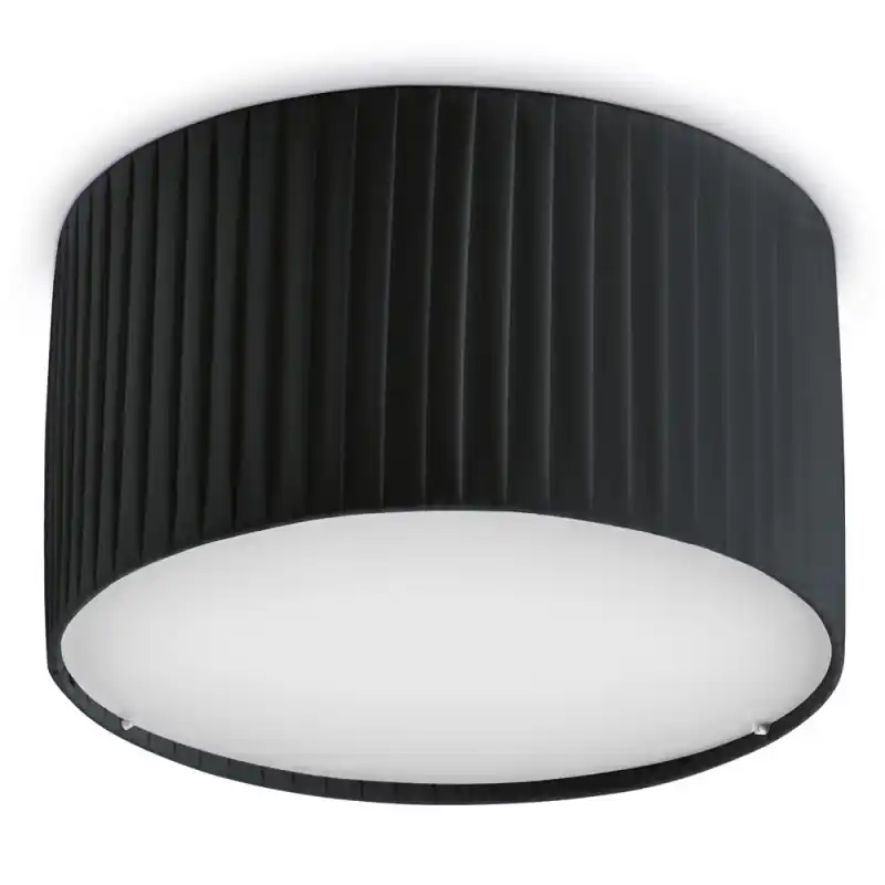 Plafond VORADA IP20 LED COB AC 12W 996lm 3K Ribbon Ribbon Wrapped Noir