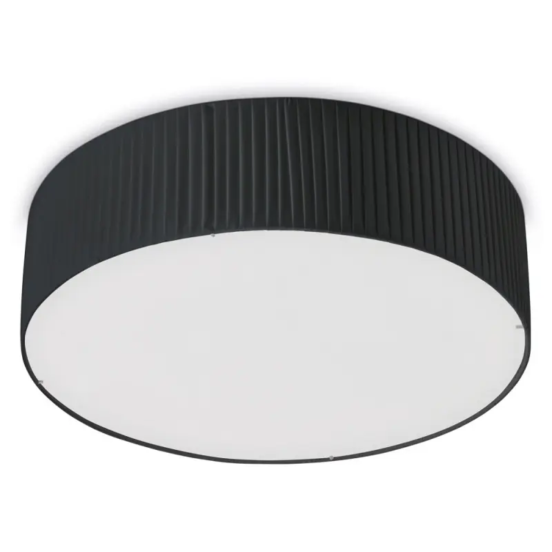 Plafond VORADA IP20 LED SMD 25W 3540lm 3K Ribbon Ribbon Wrapped Noir