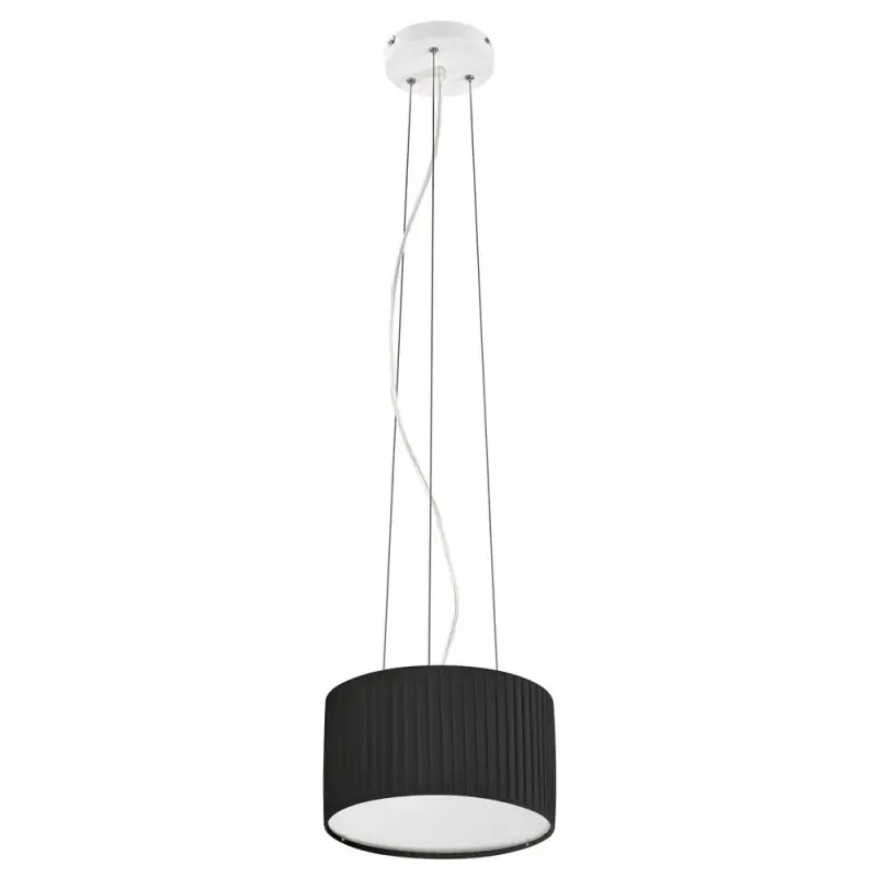 Suspension VORADA IP20 LED COB AC 12W 996lm 3K Ribbon Wrapped Noir
