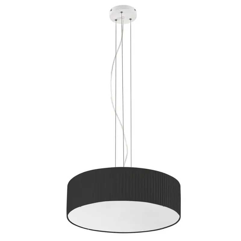 Suspension VORADA IP20 LED SMD 25W 3540lm 3K Ribbon Wrapped Noir