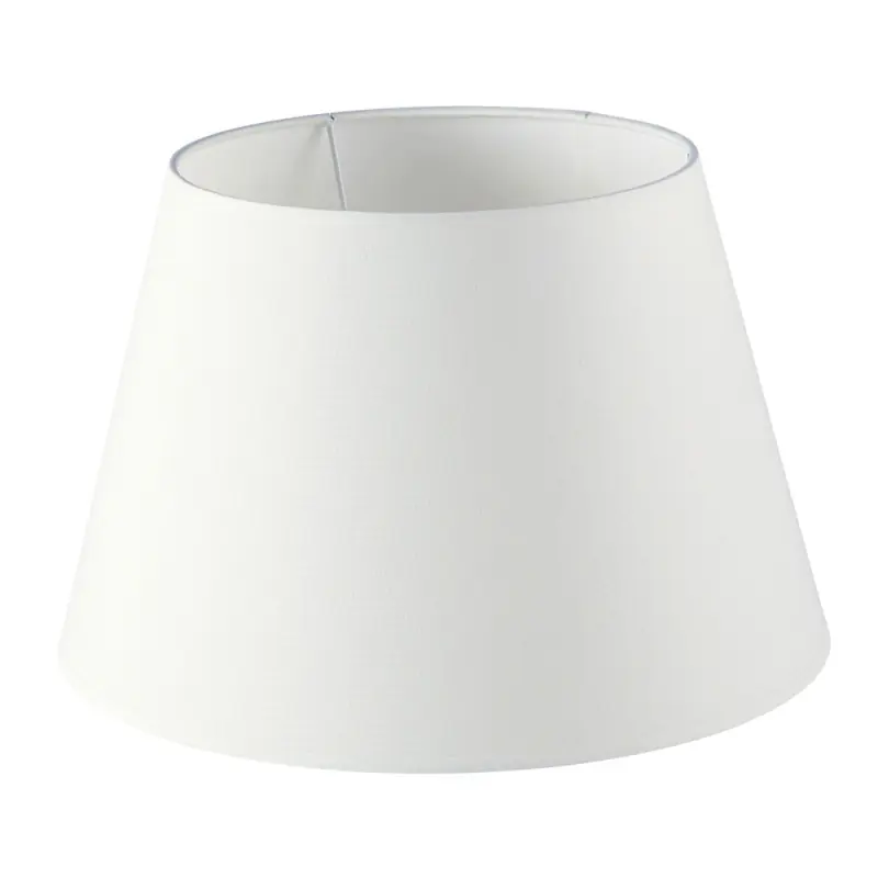 Abat-jour conique ø30cm cotton Blanc